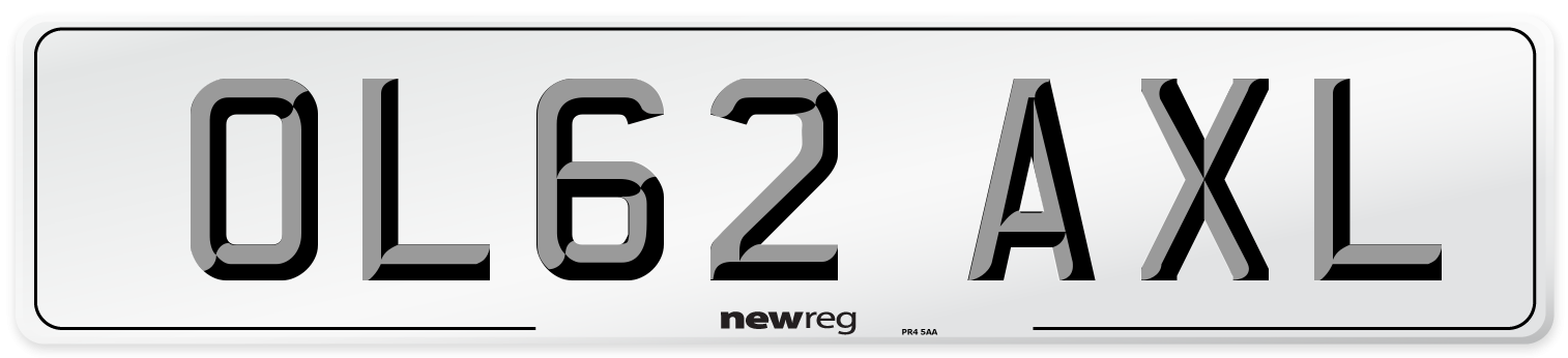 OL62 AXL Number Plate from New Reg